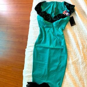 Laura Byrnes Pinup Mermaid Wiggle Dress